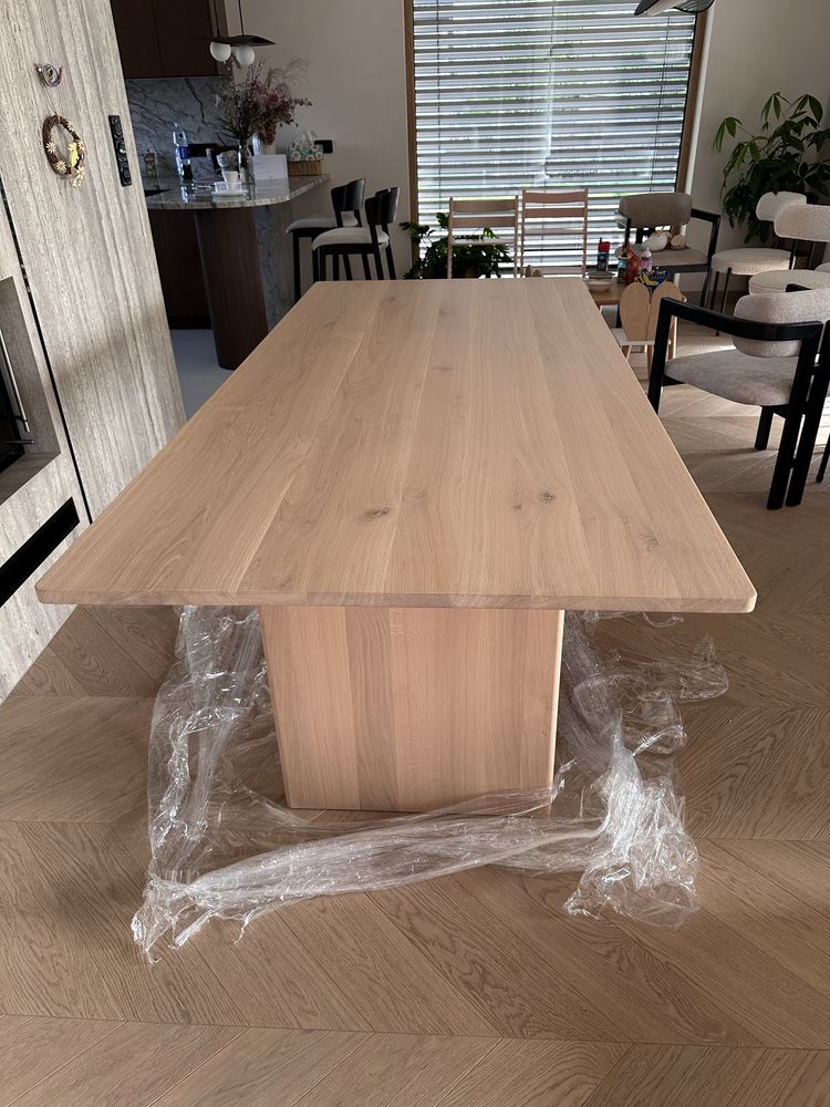 Stół dębowy 220 + 2 x40