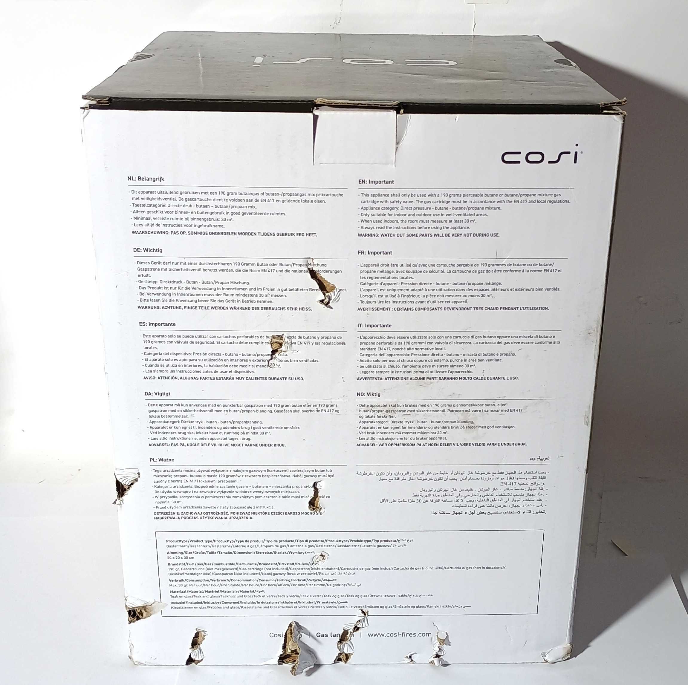 Lampa Gazowa COSISCOOP