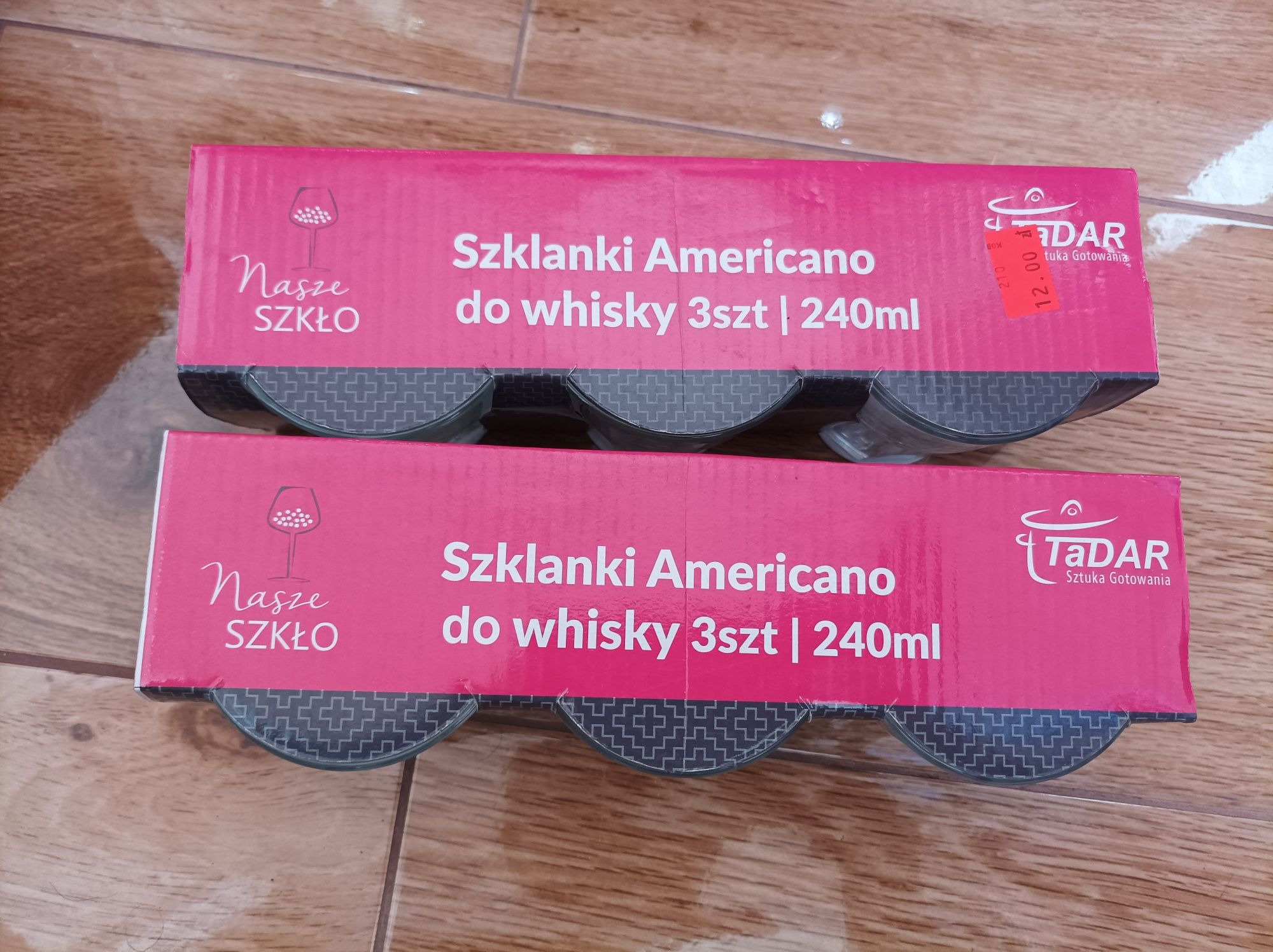 Szklanki americano do whiskey 6 szt. 240 ml Nowe