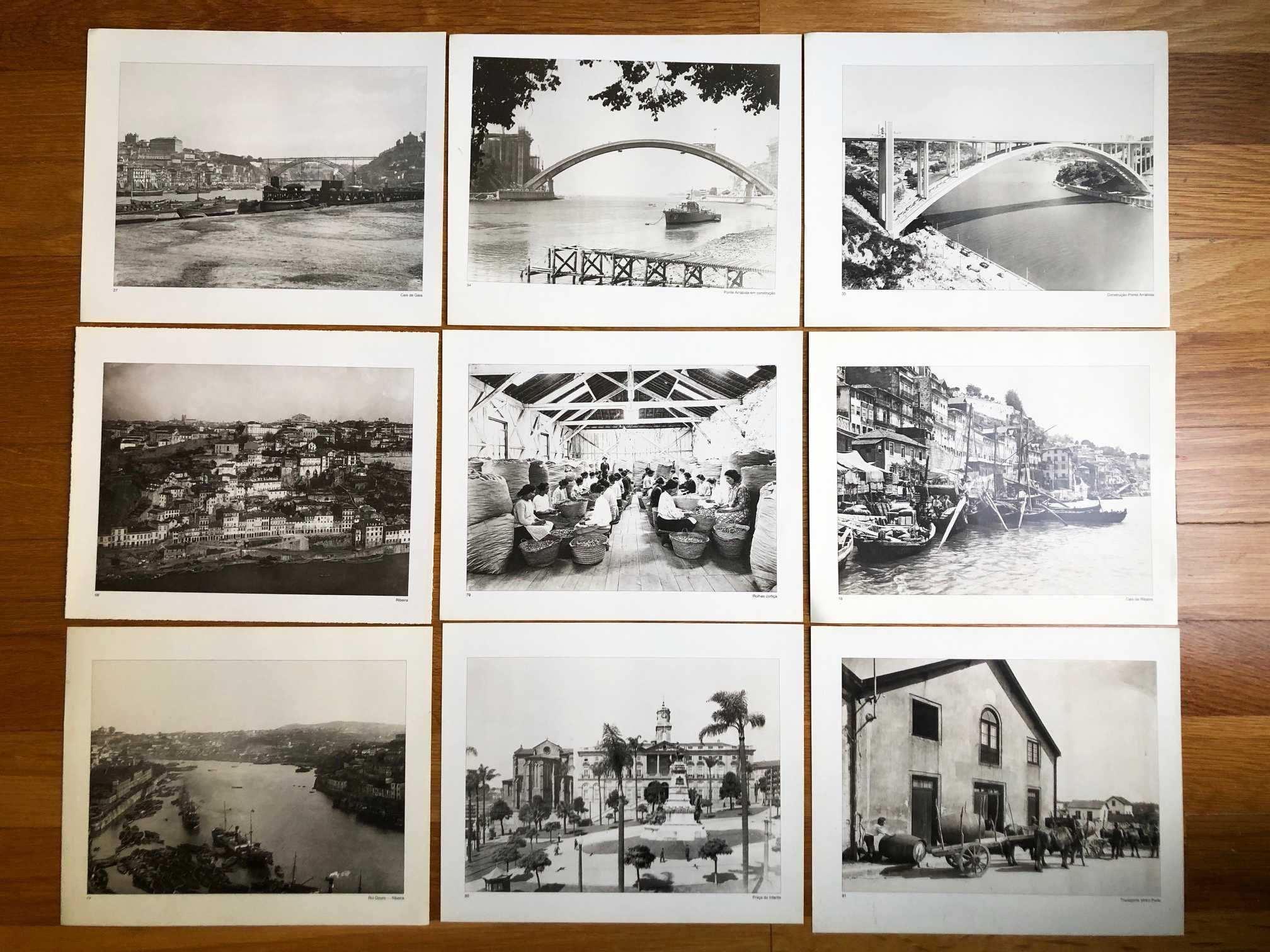 Lote 39 ESTAMPAS ANTIGAS da Cidade do Porto anos 20 30 40 Fotografia
