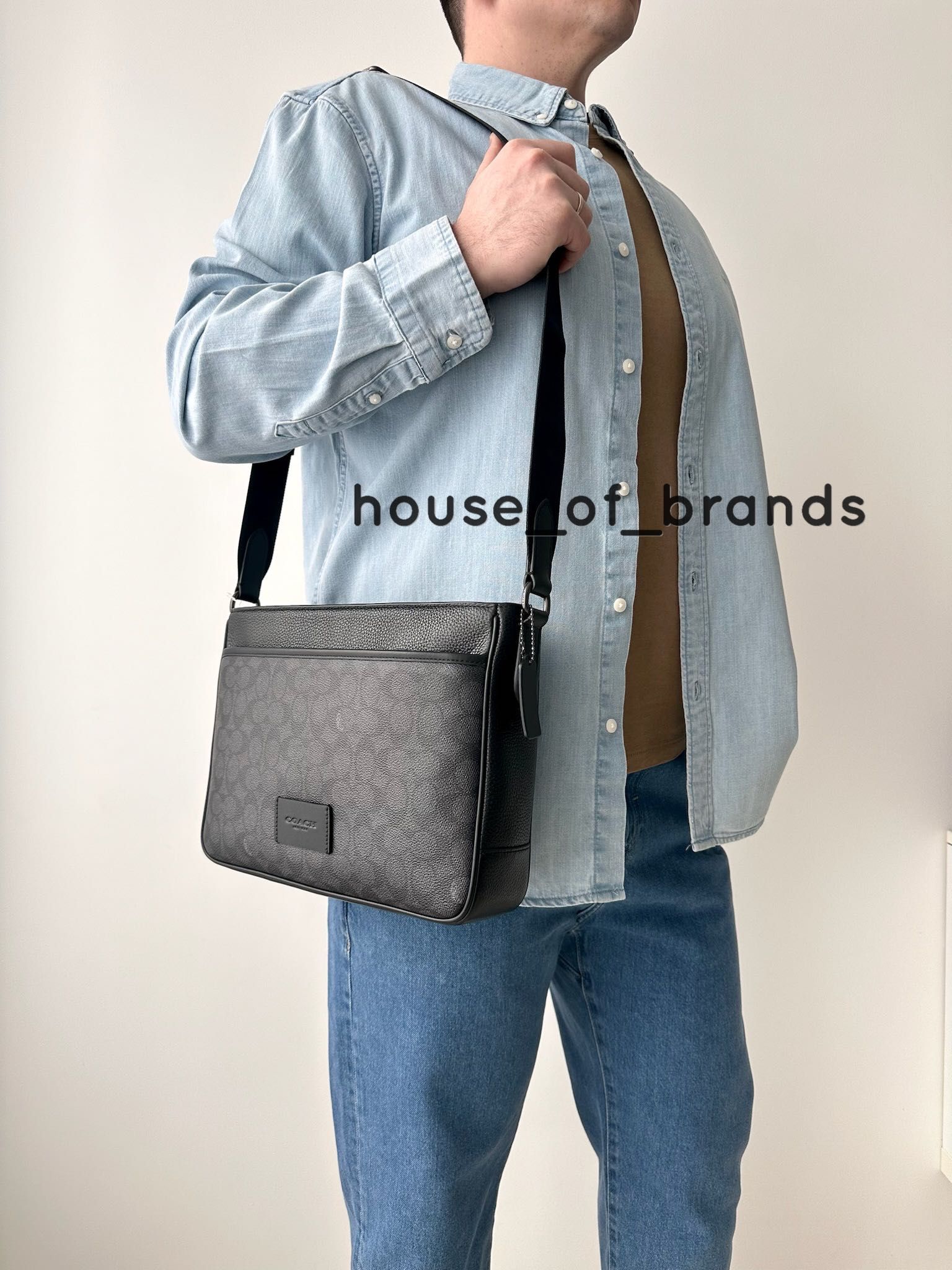 COACH District Bag мужская сумка на подарок чоловіча сумочка оригінал