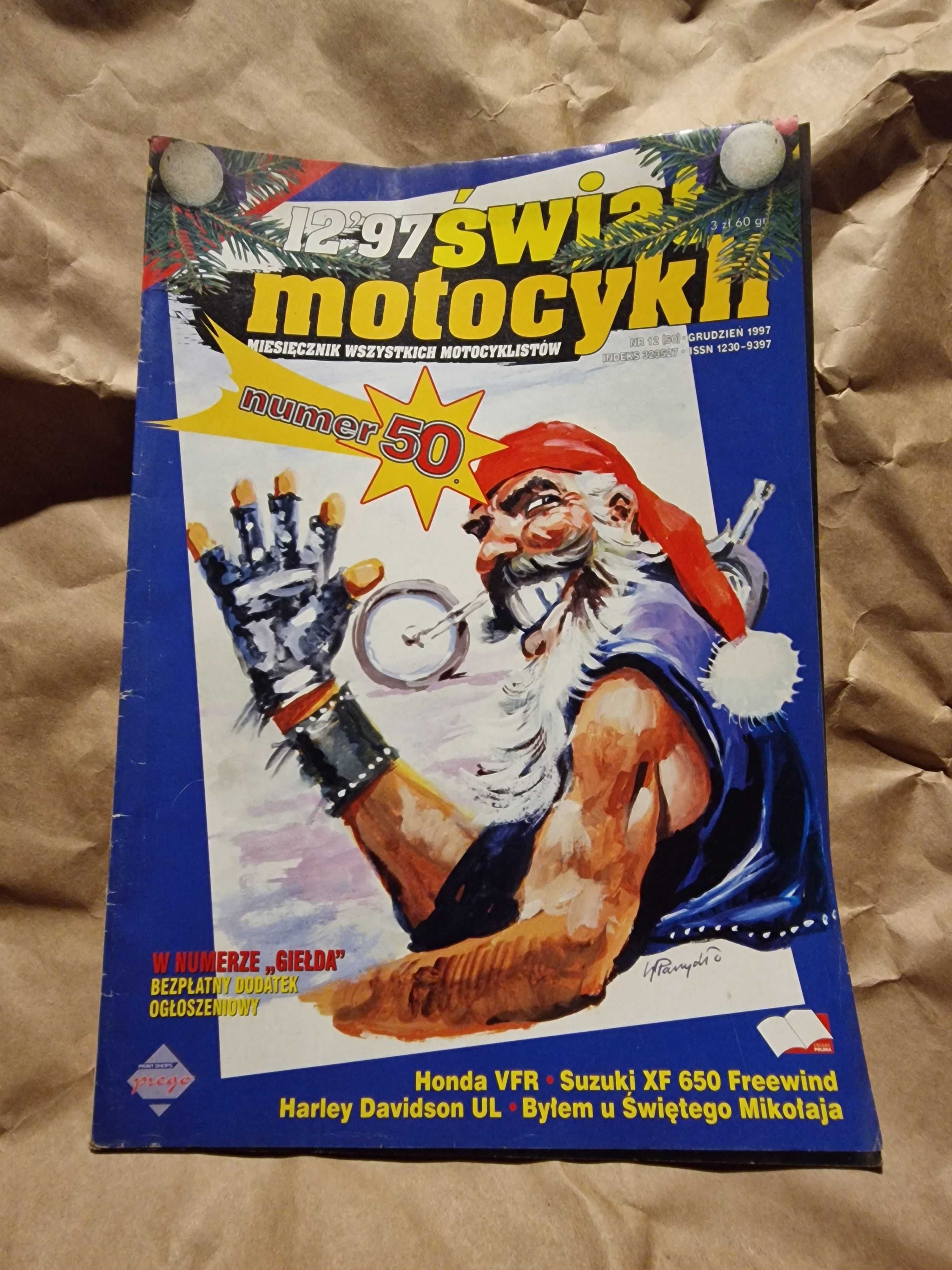 Świat motocykli nr 12 50 grudzień 1997 Harley Davidson UL