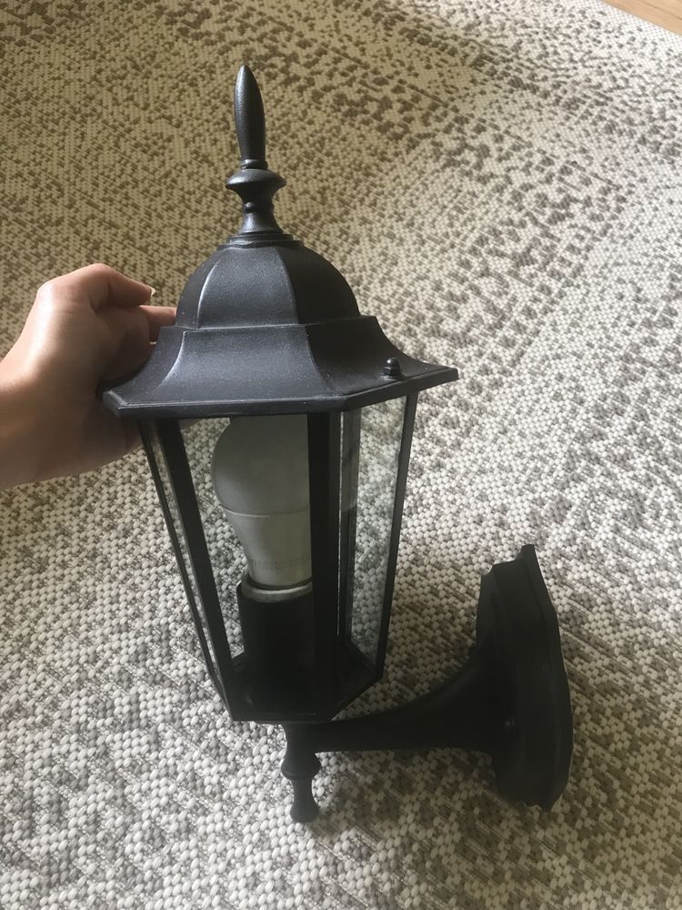 Lampa metalowa boczna