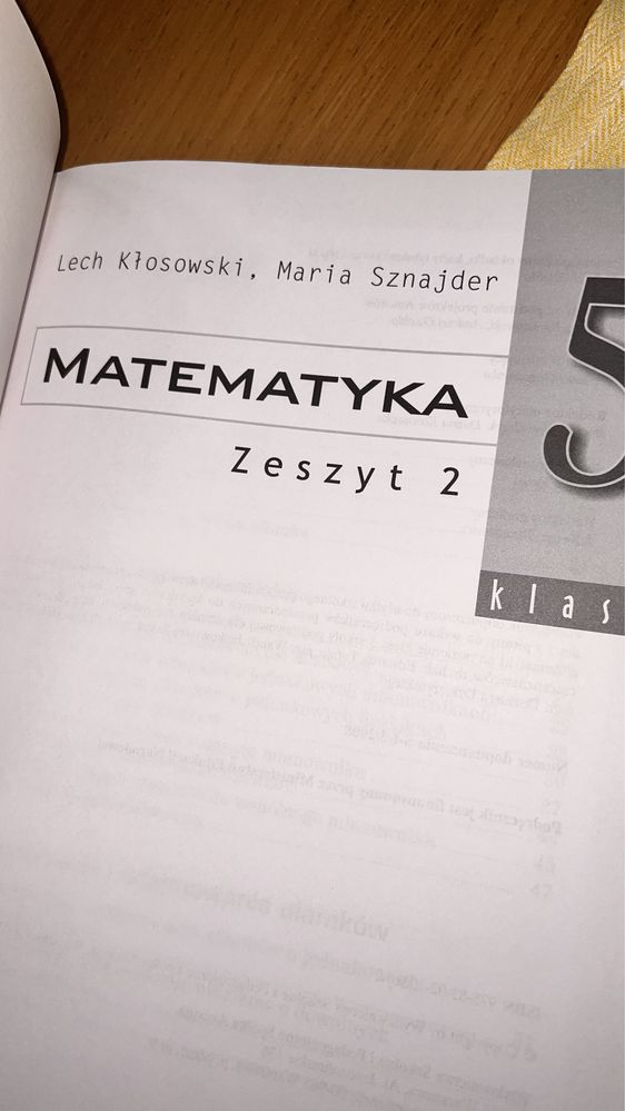 matematjka kl 5 wsip ulamki kłosowski sznajder