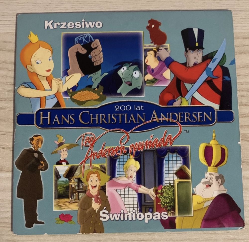 Bajka Vcd/Dvd „Krzesiwo” i „Świniopas”/ Hans Christian Andersen