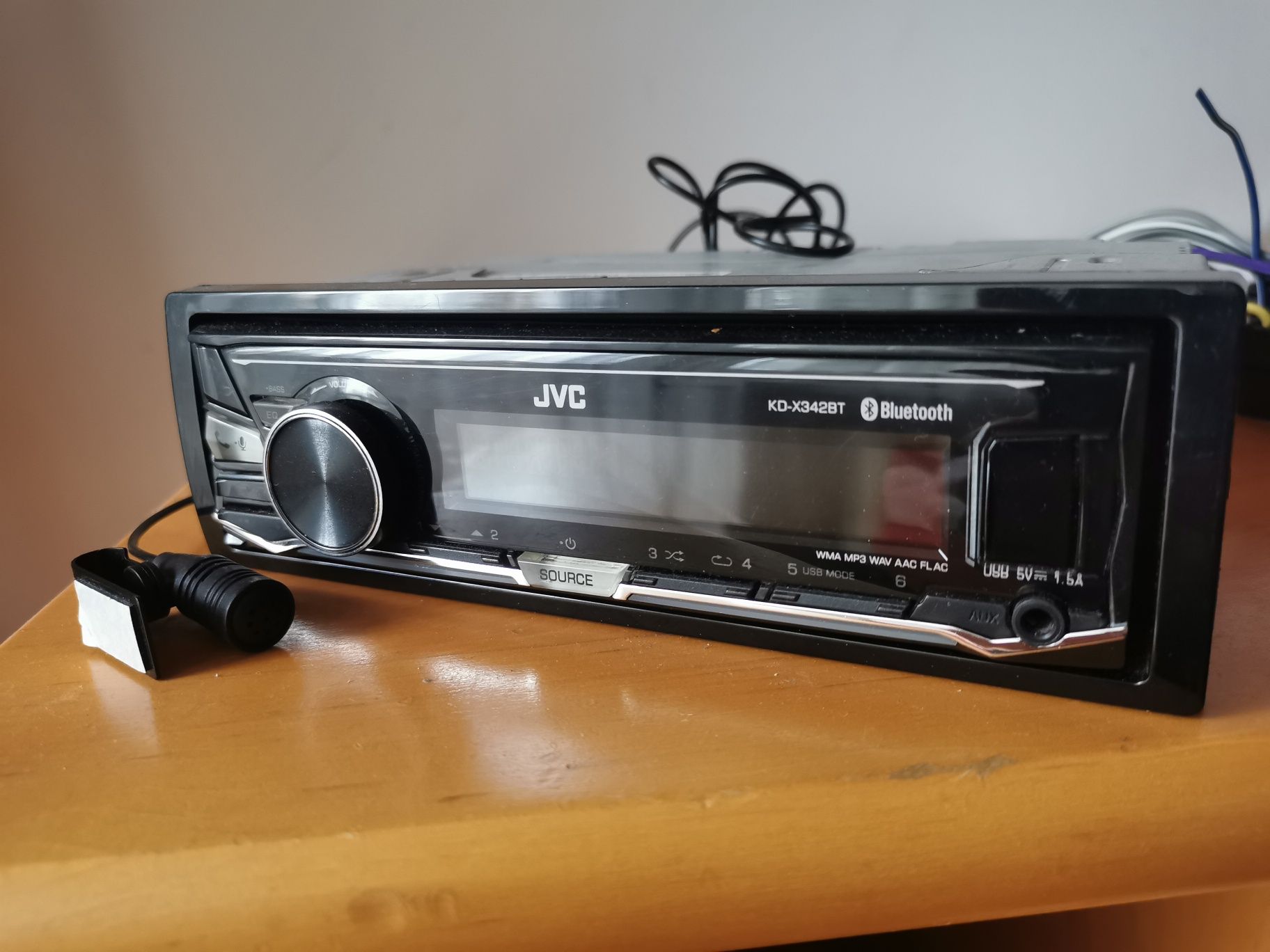 JVC KD X343BT dużo ustawień DSP