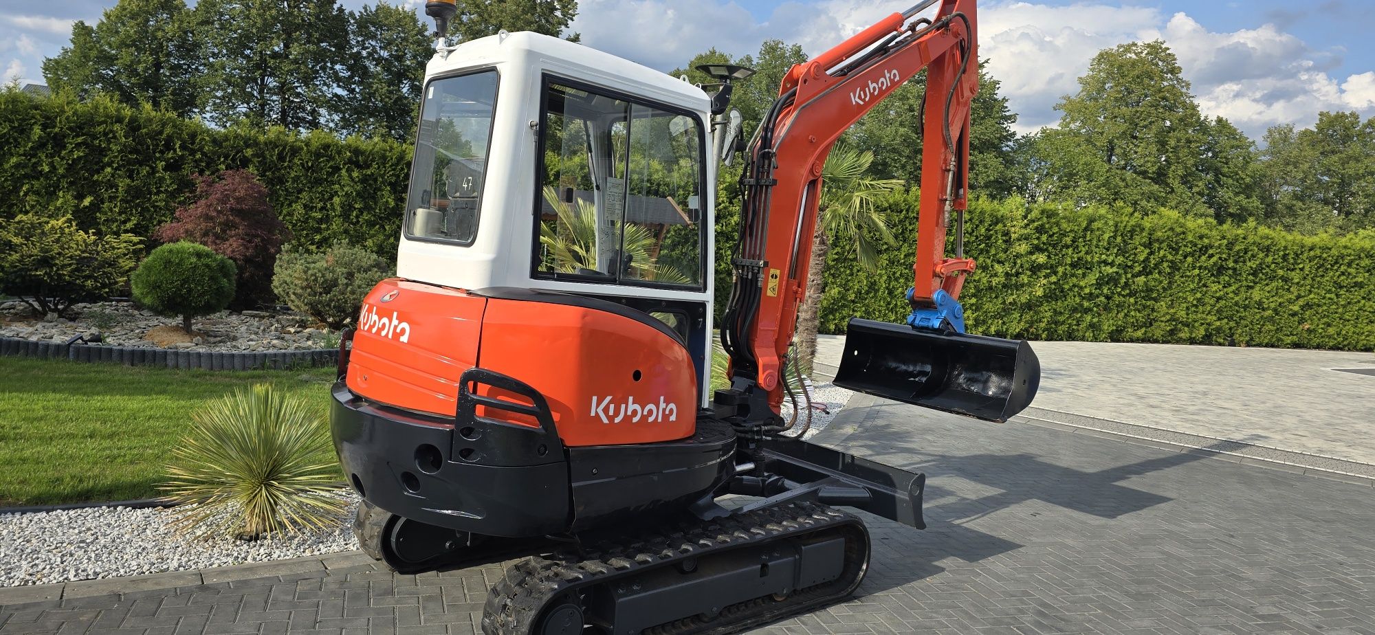 Minikoparka kubota 3.2 Niemcy! Mocna Maszyna Long Ramie