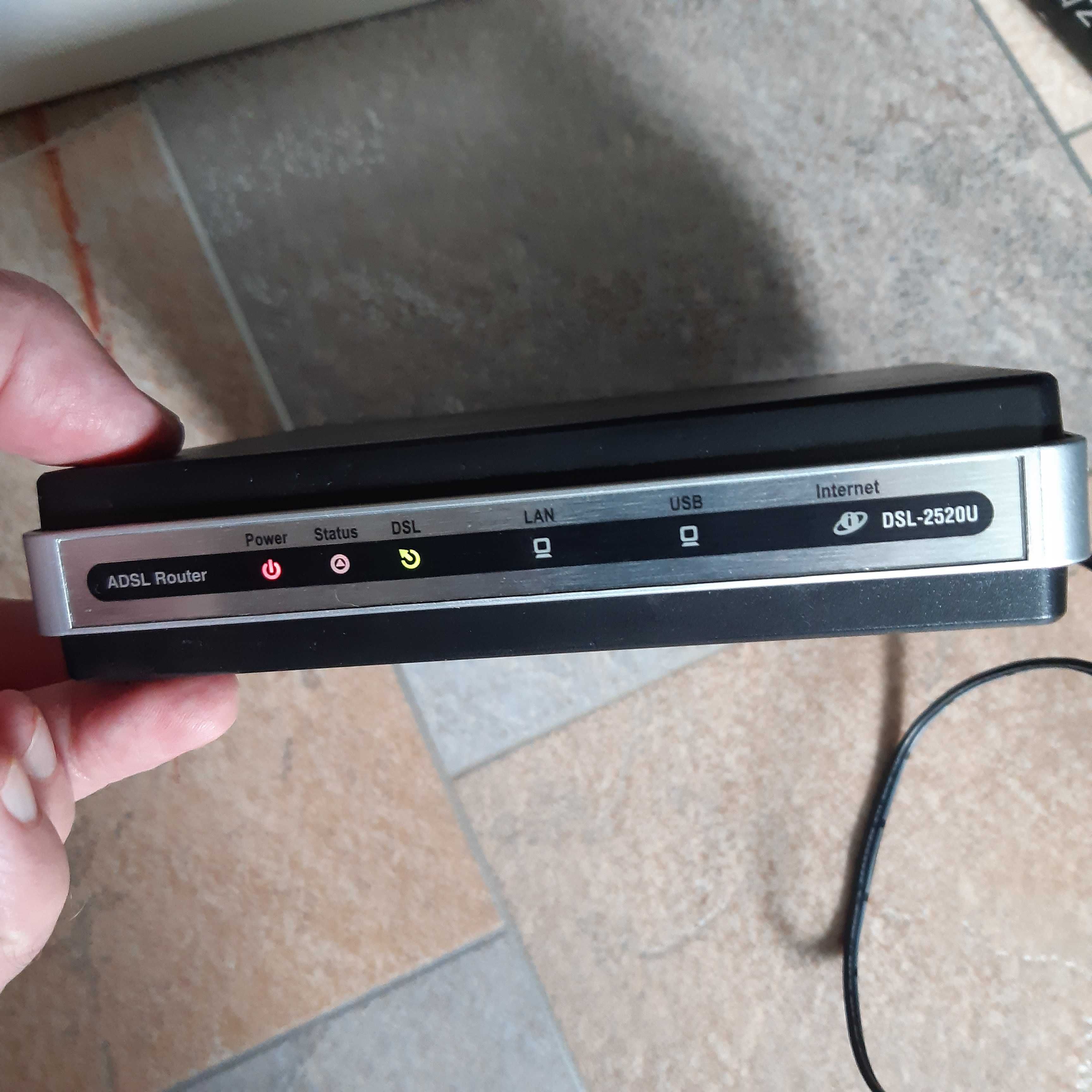 роутер ADSL d-link dsl-2520u для телефонного кабеля