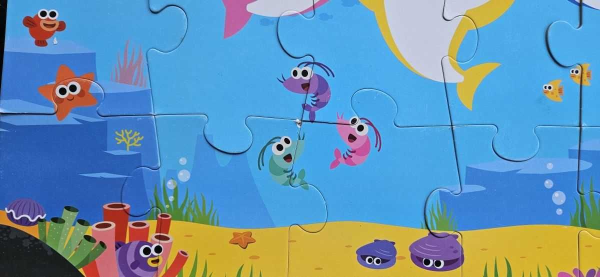 Puzzle podłogowe Baby shark 24 sztuki 3+
