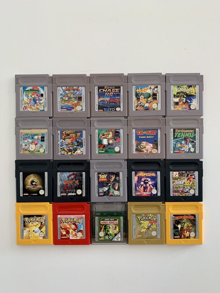 Jogos GameBoy - Pokémon, Super Mario, Kirby e outros