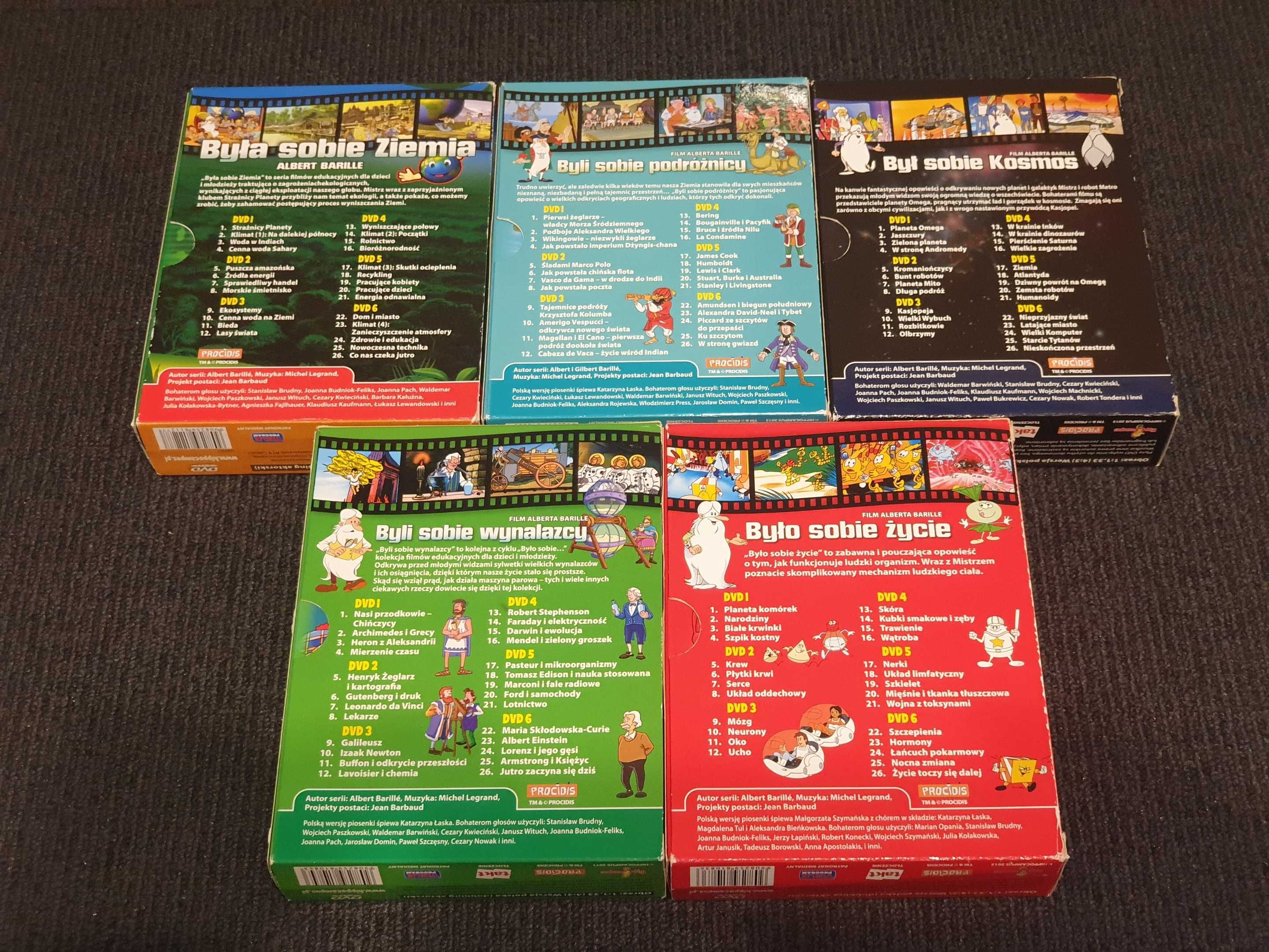 Byli sobie podróżnicy BOX 6 x DVD