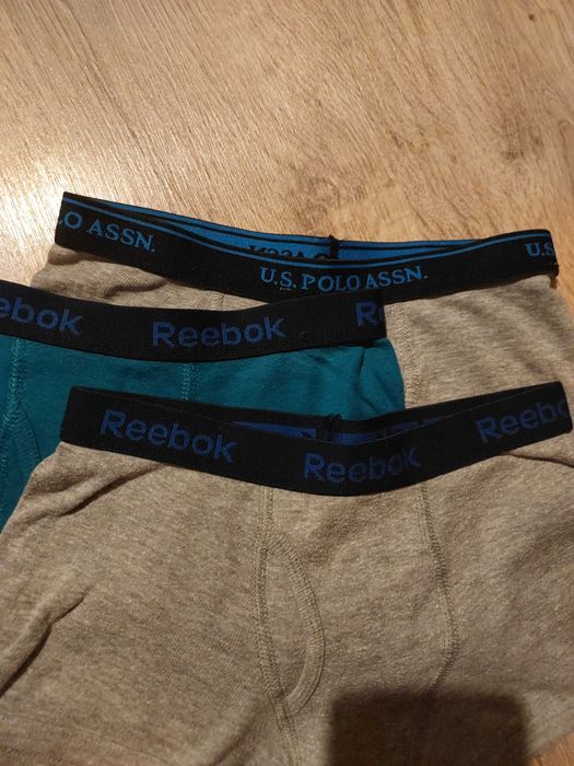 3 bokserki Reebok & U.S.Polo S (6-7 lat)