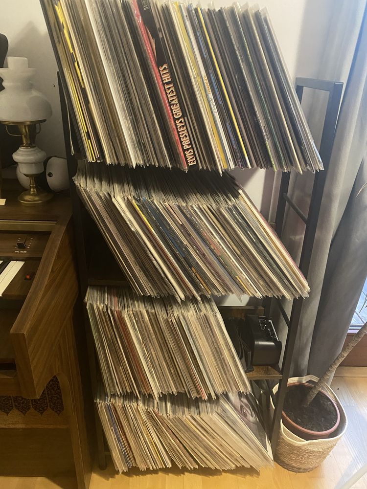 KOLEKCJA! Gramofon Fisher MT-6250, Amplituner Marantz MR215 + ~350plyt