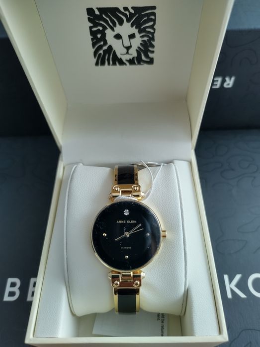 Годинник жіночий, Anne Klein Genuine Diamond, AK/1980BKGB.