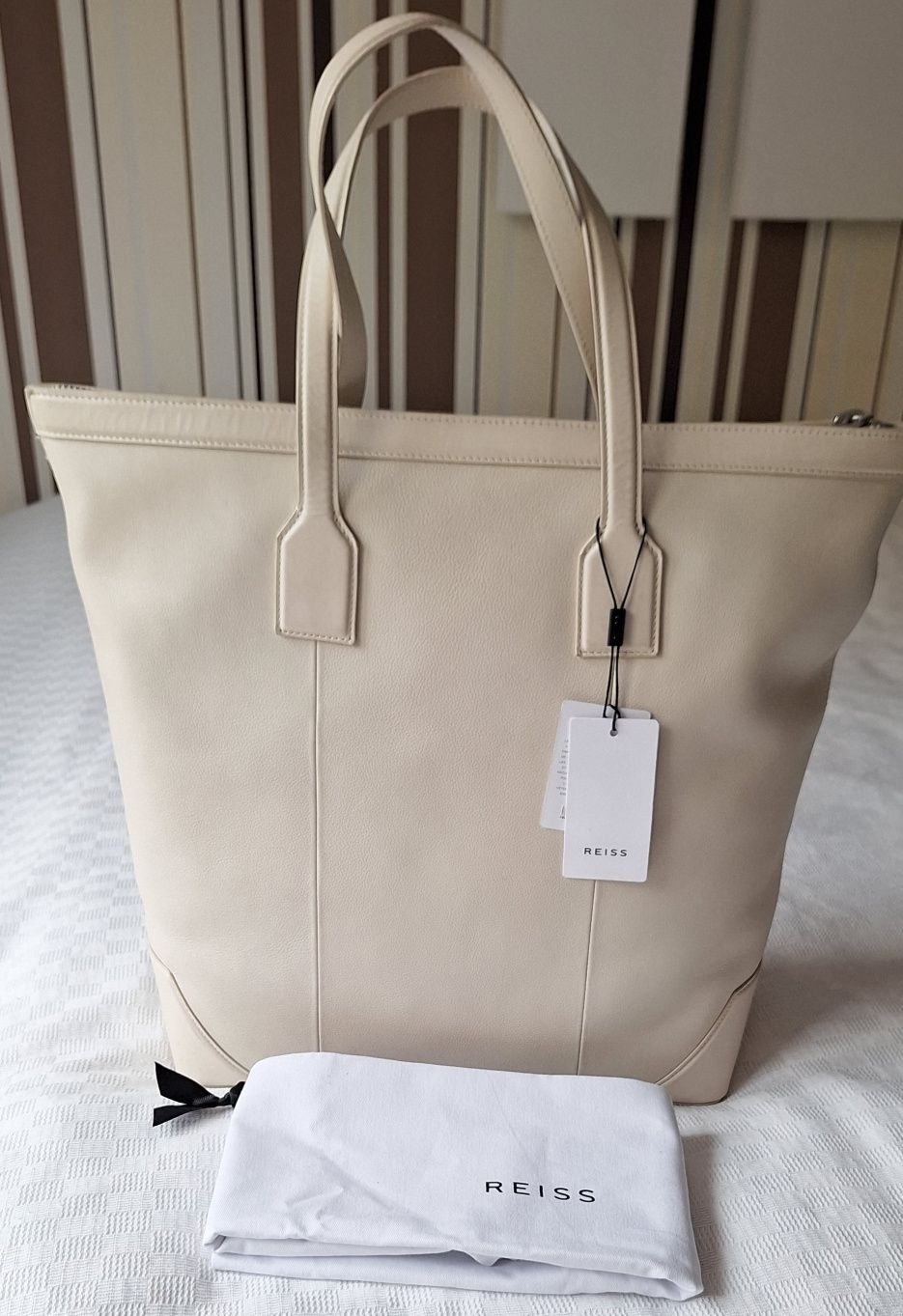 Reiss duża torebka skóra naturalna z 395 EURO