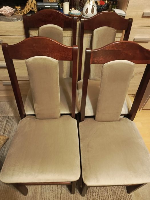 Krzesła stołowe do  mieszkania biura 4szt