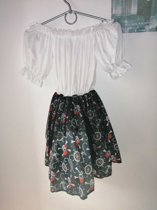 Piratka sukienka strój kostium przebranie r. 128 cm
