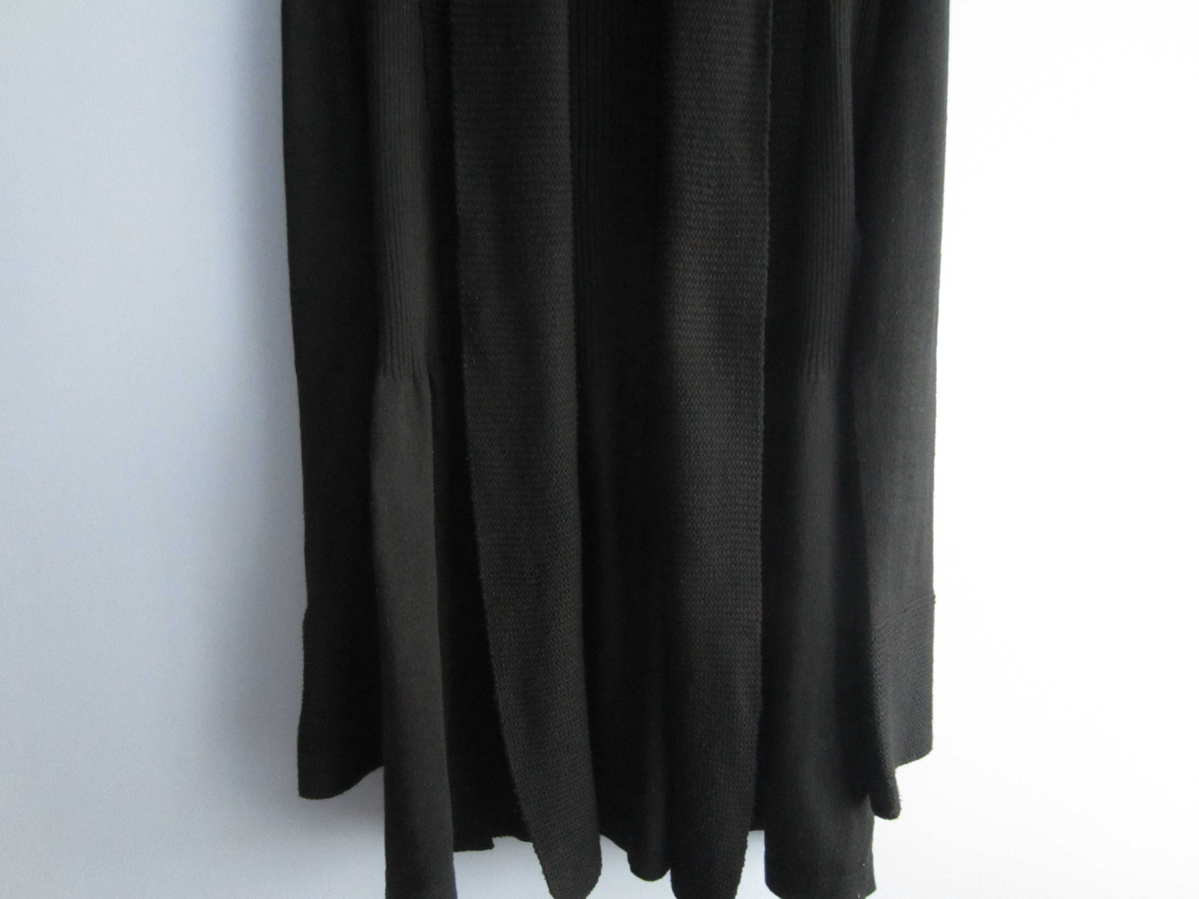 Czarny stylowy kardigan, sweter, rozm. S, Orsay