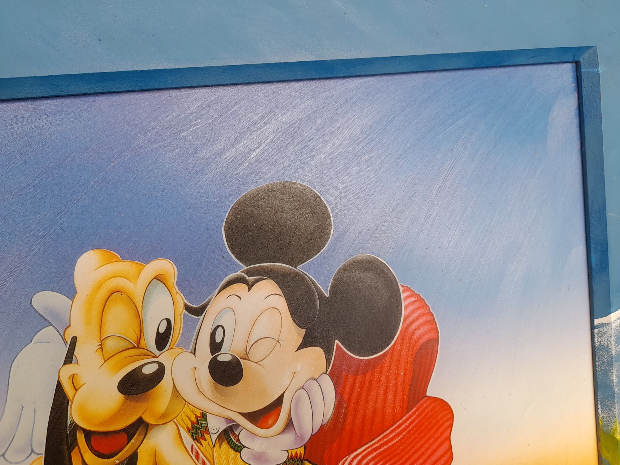 Duży obraz w ramie Miki i Pluto