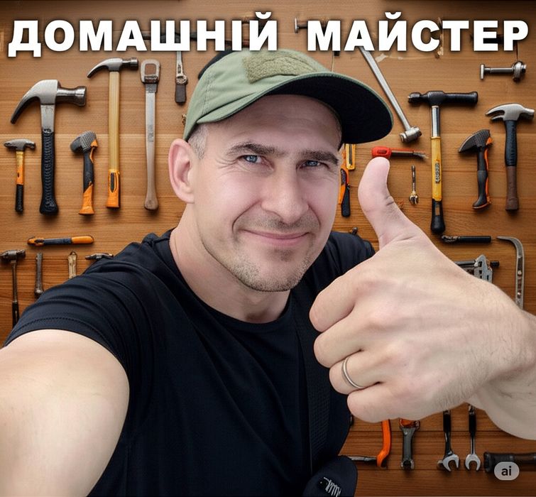 Домашній майстер, чоловік на годину, муж на час, сантехнік
