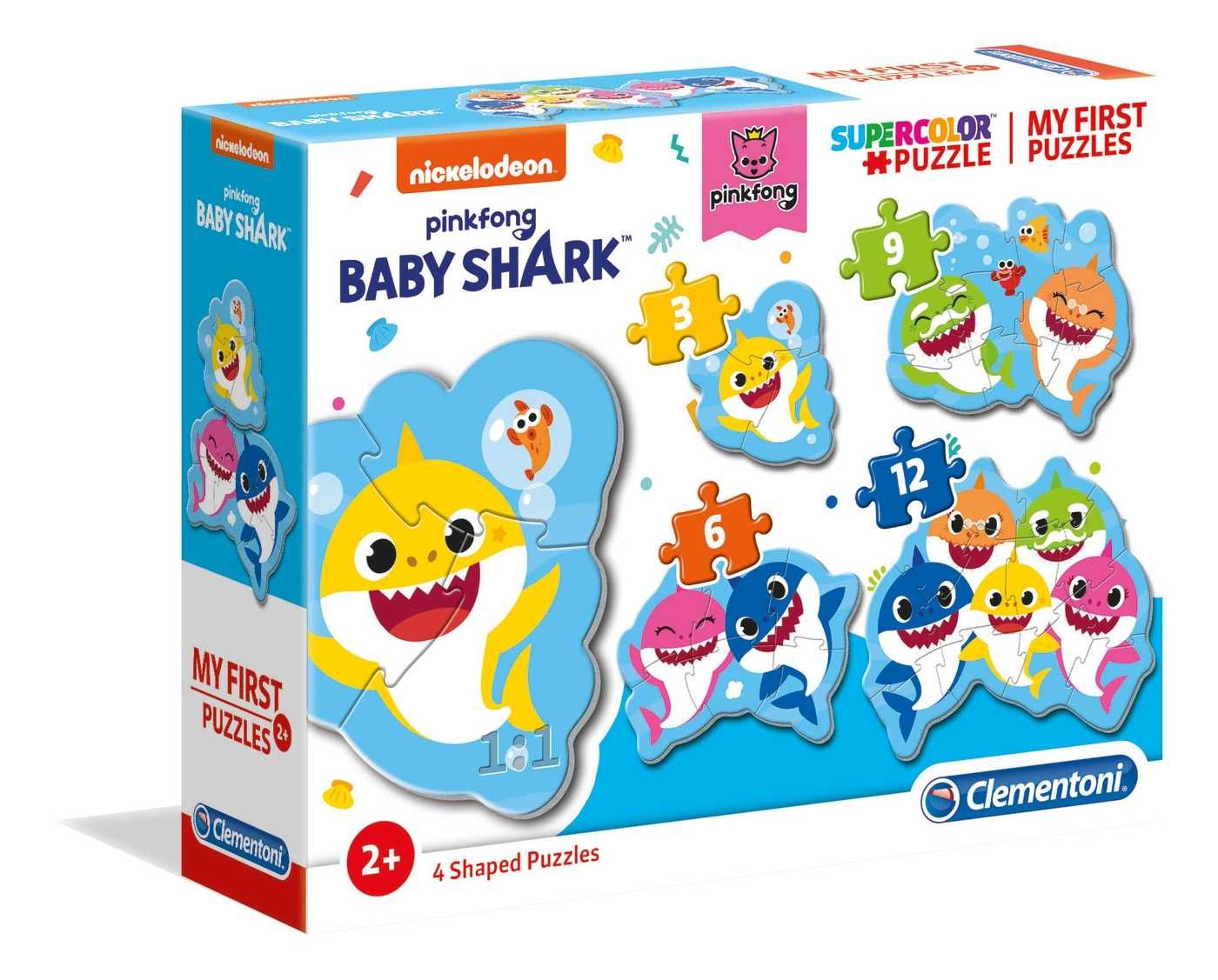 Clementoni 20828 Pierwsze Puzzle BABY SHARK