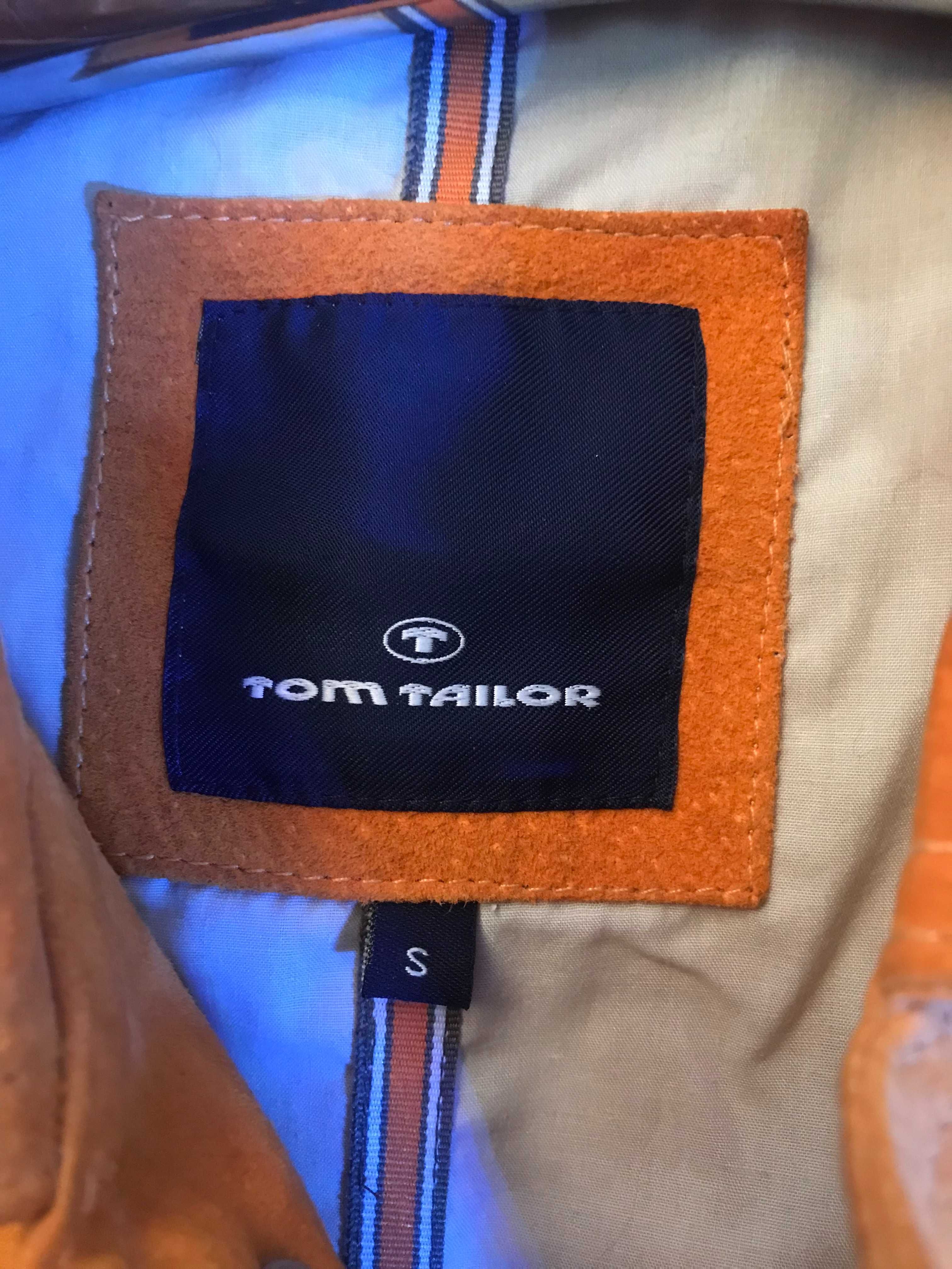 Skórzana kurtka Tom Tailor w kolorze miodowym rozmiar unisex