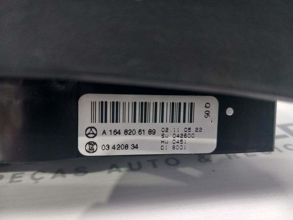 Comando de sofagem regulador Mercedes W164