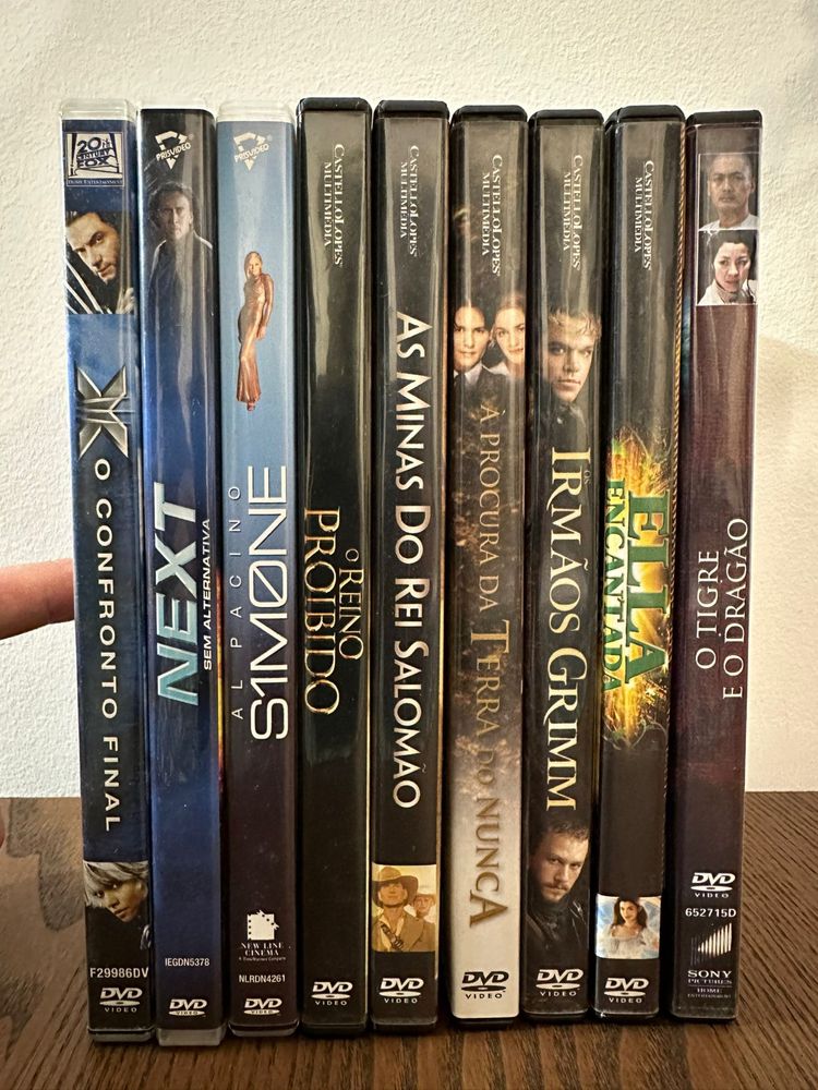 Conjunto de 159 DVDs - vendo em conjunto ou packs