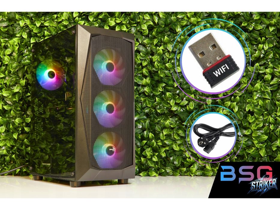 Komputer stacjonarny BSG Striker Ryzen5 32GB 1TBSSD RX6600 8GB Win11