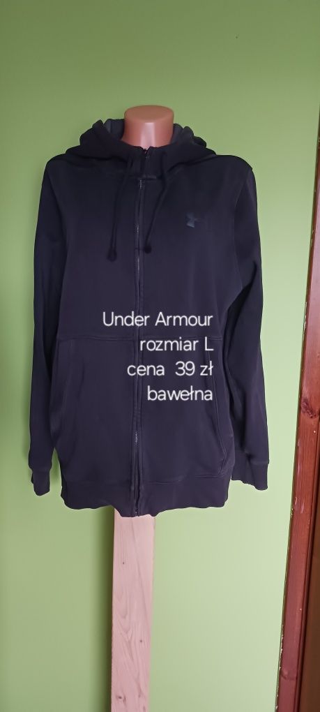 Grafitowa rozpinana bluza z kapturem Under Armour rozm.L