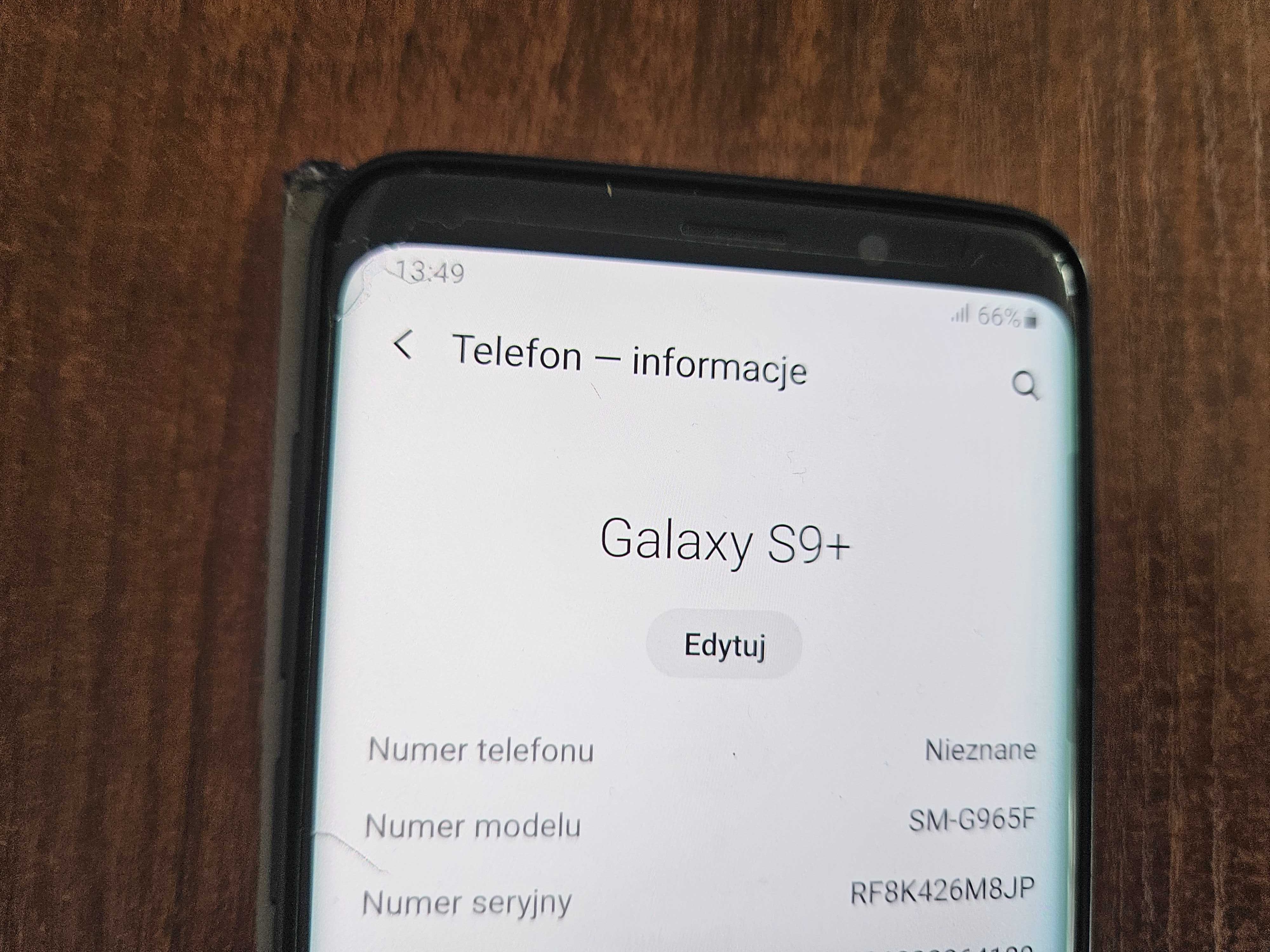 SAMSUNG Galaxy S9+ czarny