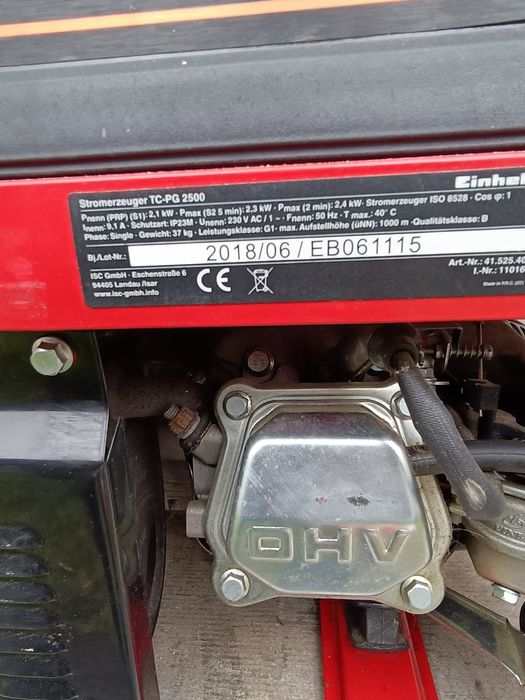 Agregat prądotwórczy Einhell TC-2500  bardzo mało używany