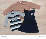 Bluza Zara, sukienka H&M, rozmiar 98/104