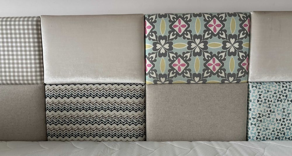 Panele ścienne tapicerowane zestaw 8 sztuk