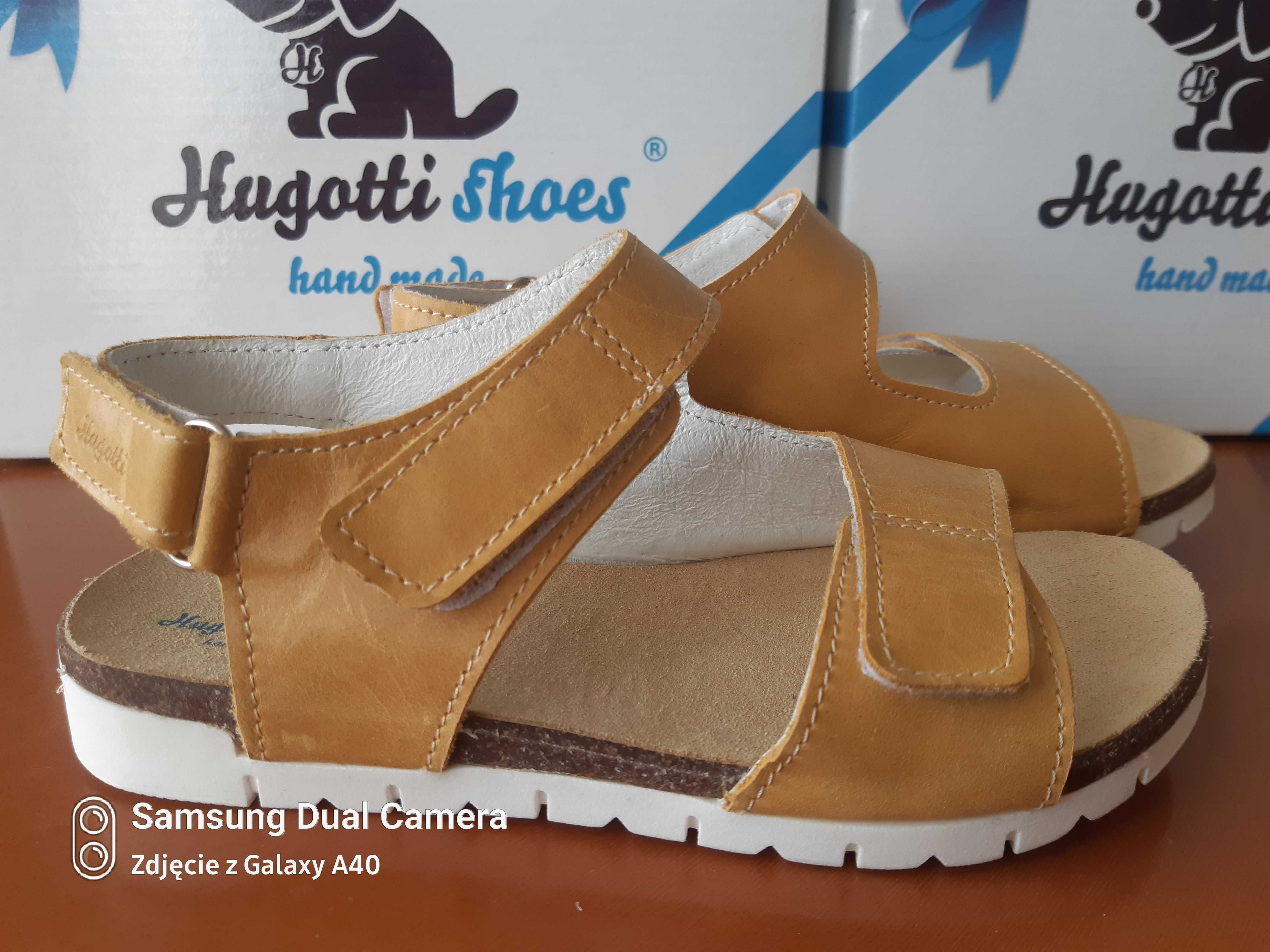 Skórzane sandałki Hugotti 31