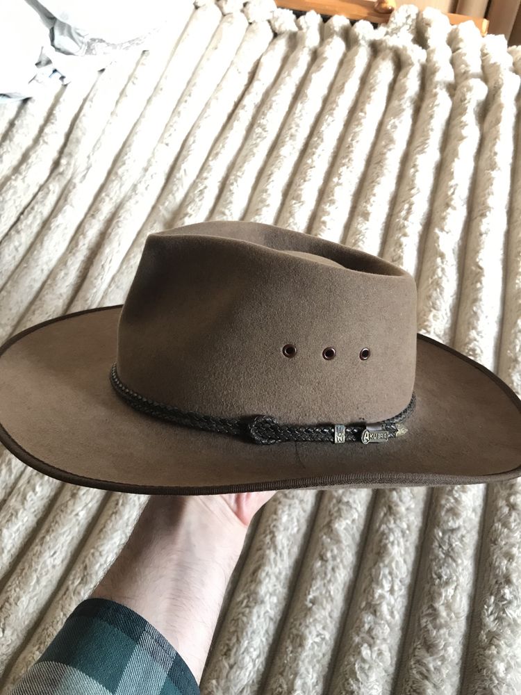 Акубра , капелюх , замша , натуральний , Akubra, оригінал.