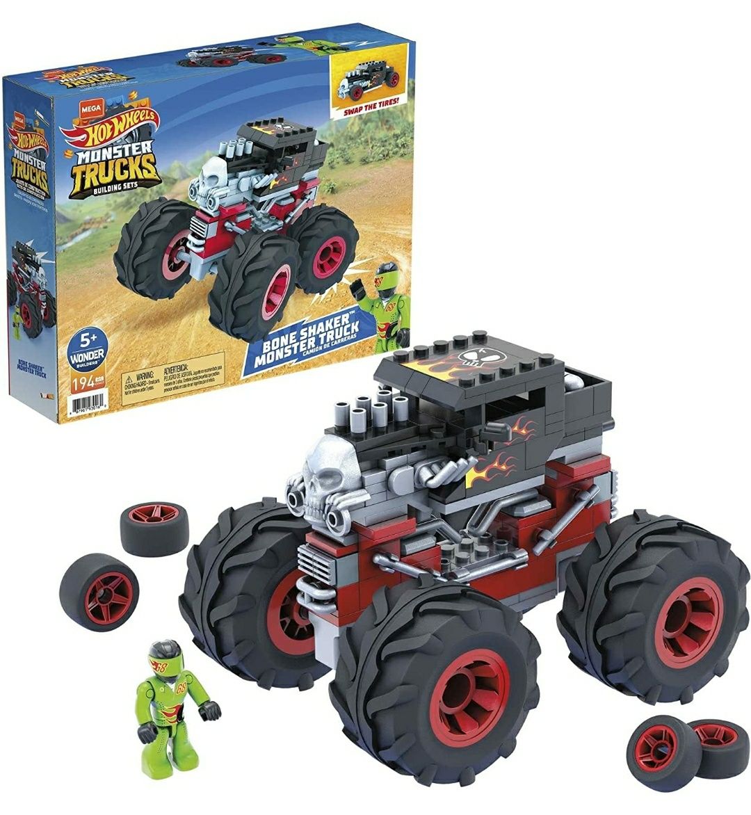 Ігровий набір Hotwheels Mega Monster Trucks - Bone Shaker