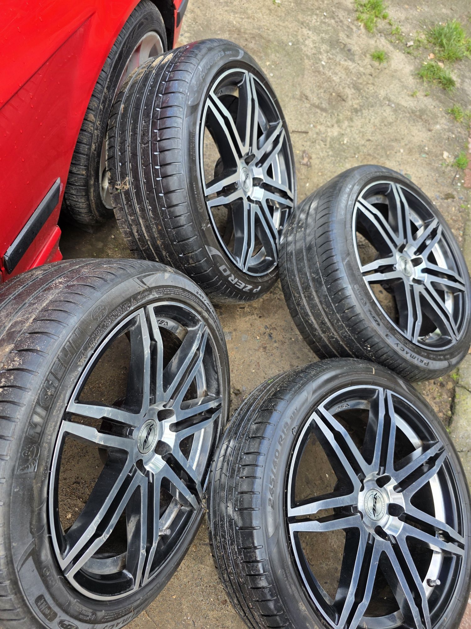 Koła Felgi 5x112 19 cali opony 22r audi/mercedes/volkswagen