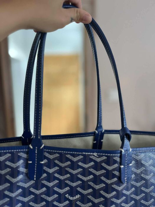 goyard torebka damska a4 niebieska shopper