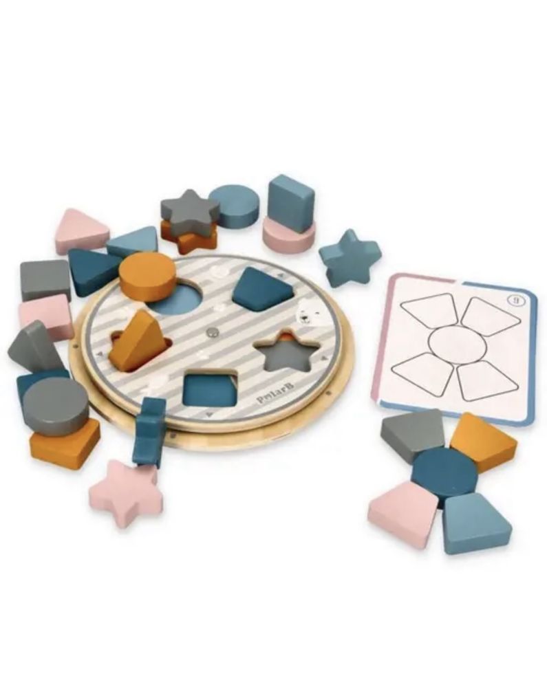 Дерев'яна гра-сортер Viga Toys PolarB фігури