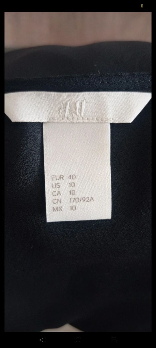 Sukienka na ramiączkach plażowa h&m