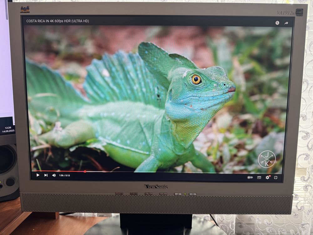 Монитор ViewSonic VA1912w. Широкоформатный 16:10 с динамиками.