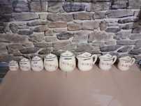 Zestaw ceramiczny na przyprawy kuchenne 8 sztuk