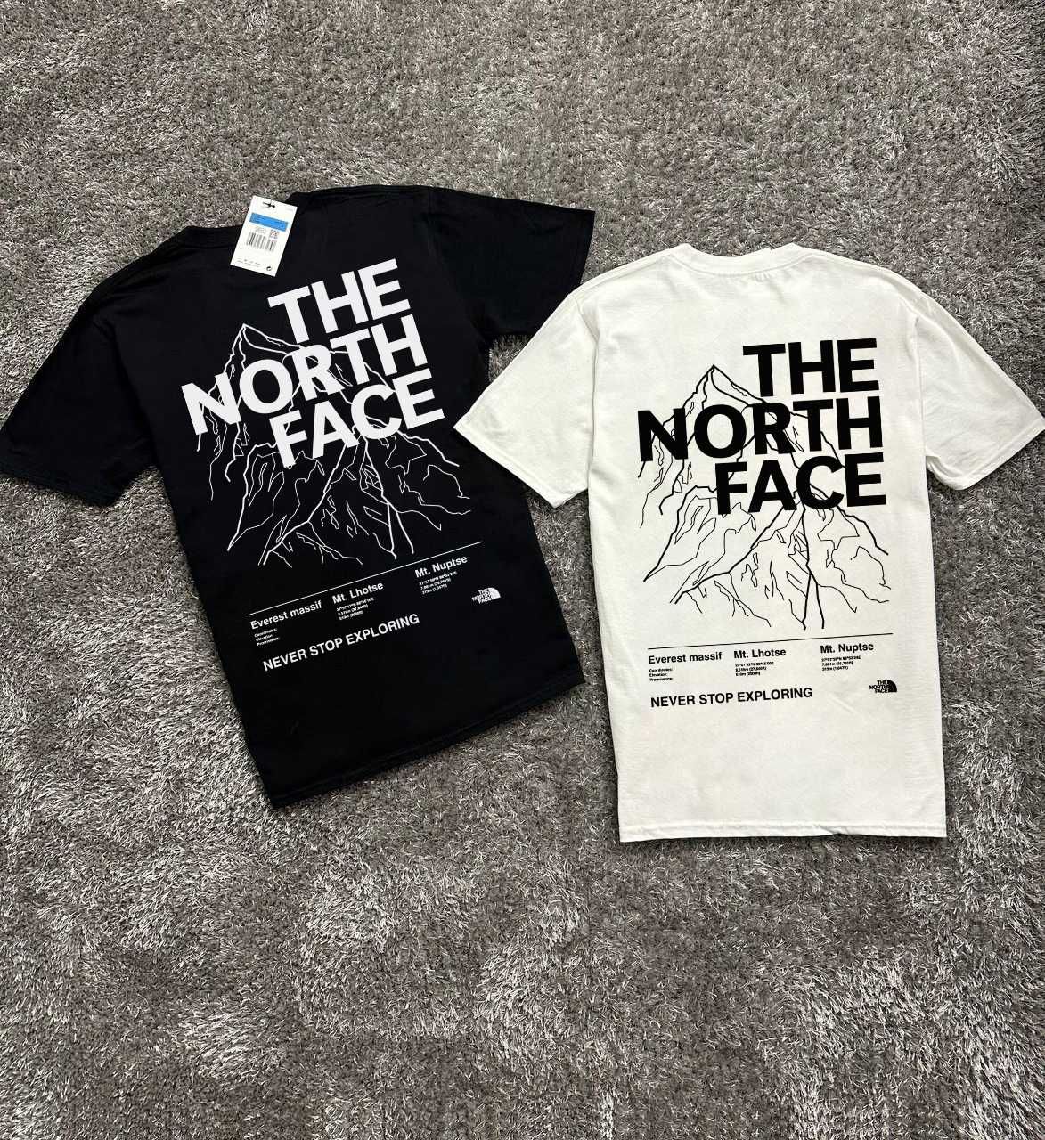 Футболка The North Face  BlackBox Чорний, Білий • TNF WhiteBox квадрат