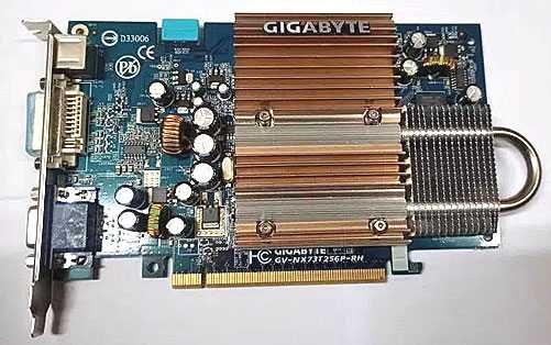 Karta Graficzna Gigabyte GV-NX73T256P-RH, PCI Express 2.0, 256 MB DDR2