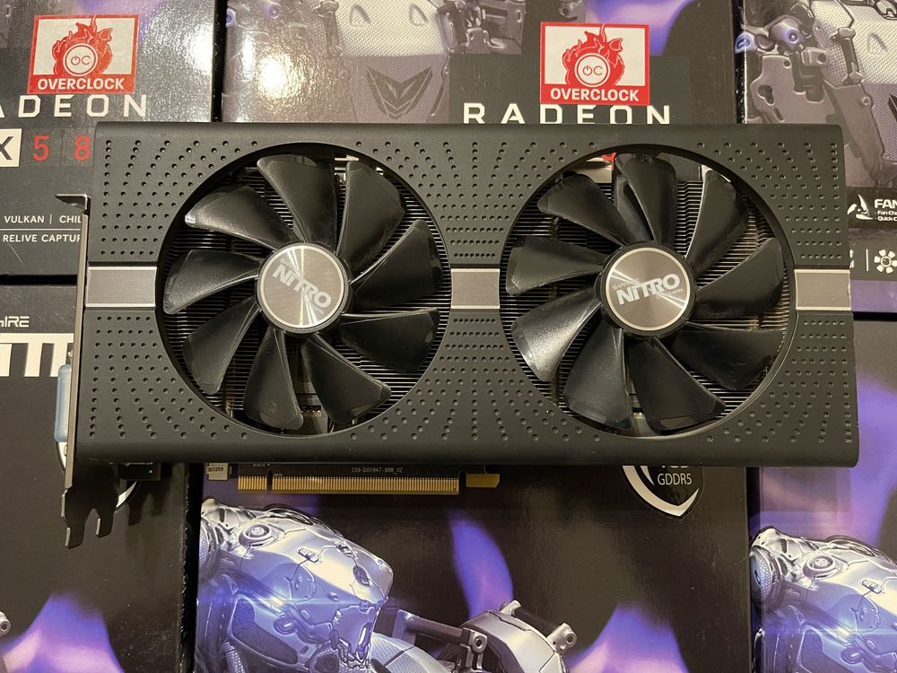 Видеокарта Sapphire RX580 4gb Nitro+