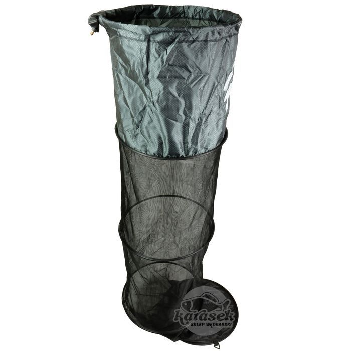 Siatka wędkarska okrągła sadzyk na ryby 200x45cm z uchwytem na sztycę