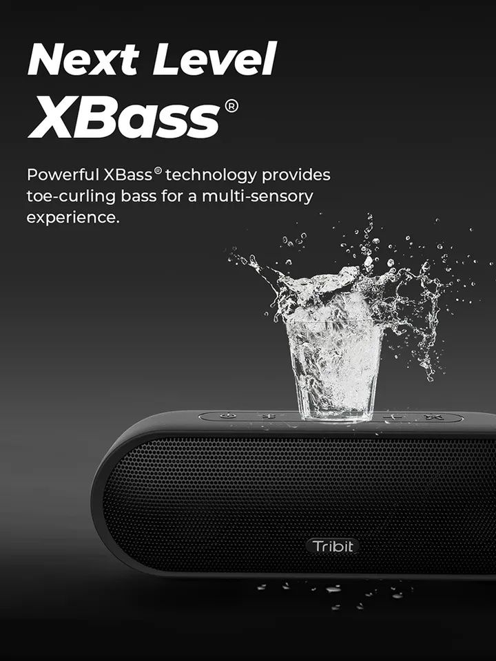 НОВАЯ! Tribit MaxSound Plus Gen 2 Black, 24Вт, конкурент JBL Flip 5!