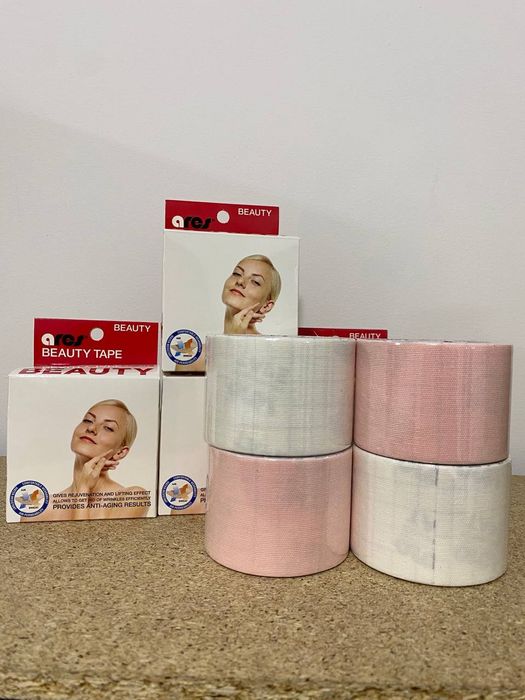 Кінезіотейп Ares Beauty для обличчя, шиї та декольте