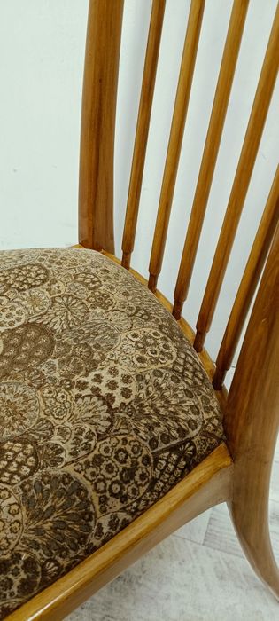 krzesła duńskie vintage design PRL do stołu lata 70-te